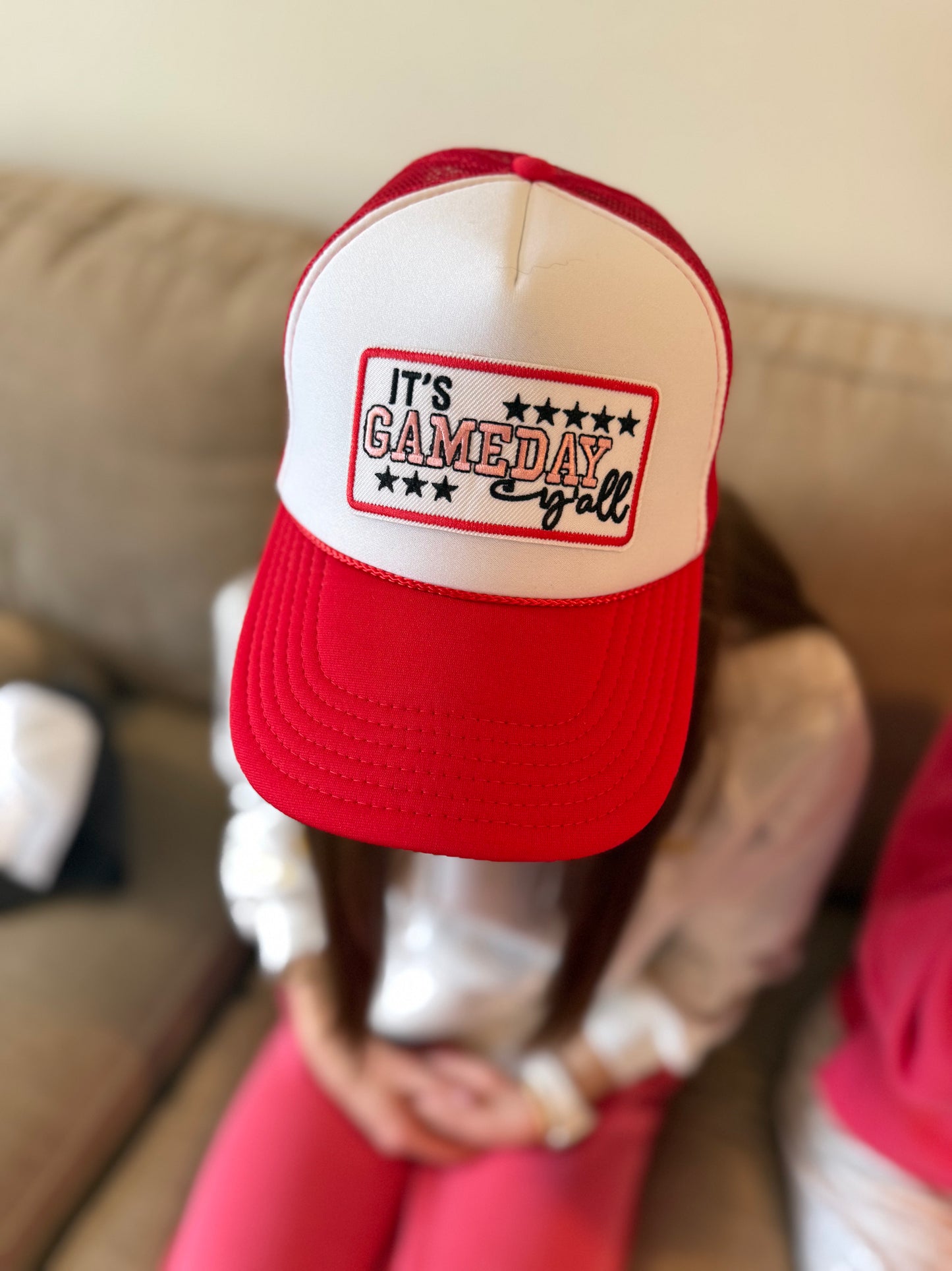 patched trucker hats