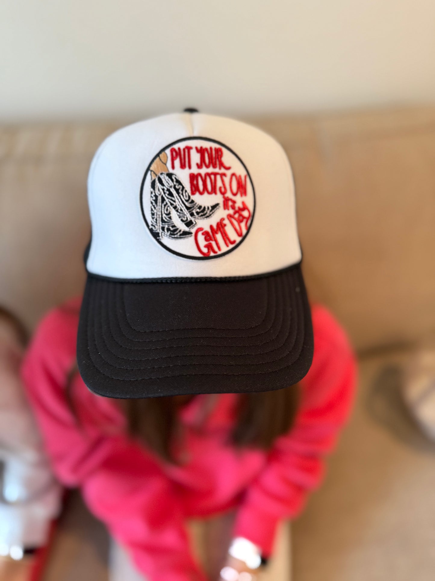 patched trucker hats
