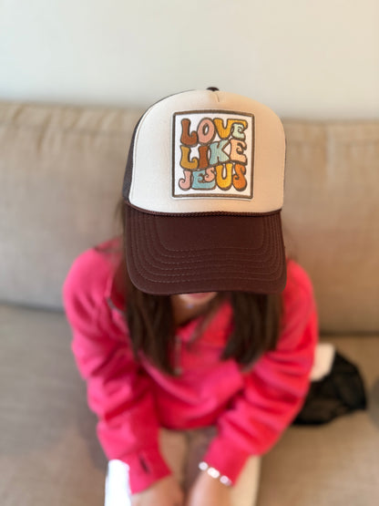 patched trucker hats